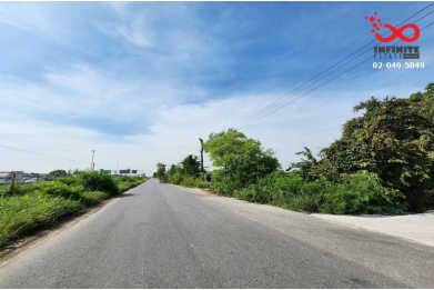 91173, ขายที่ดินเปล่า 2ไร่ 3งาน 67ตารางวา ถนนเลียบมอเตอร์เวย์ (คลอง4) ปทุมธานี