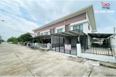 91370, ขายทาวน์โฮม 2 ชั้น หลังริม 33ตารางวา โครงการโมดิวิลล่า ปิ่นเกล้า-วงแหวน ต่อเติมครบ พร้อมอยู่