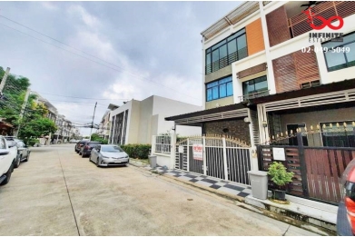 91302, ขายทาวน์โฮม 3 ชั้น ซิกเนเจอร์ กัลปพฤกษ์ ใกล้คลับเฮ้าส์ ถนนกาญจนาภิเษก