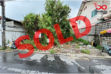 91602, ขายที่ดินเปล่าถมแล้ว ซอยรามอินทรา 46 แยก 4 ใกล้ MRT คู้บอน ถนนรามอินทรา 