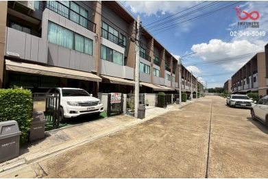 91640, ขายทาวน์โฮมหรู 3 ชั้น บ้านกลางเมือง วัชรพล บ้านพร้อมอยู่ ใกล้ทางด่วน รามอินทรา