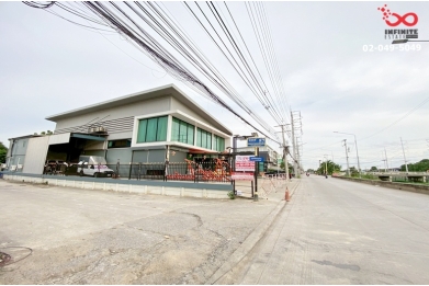 91527, ขายออฟฟิศ+โกดัง 2 ชั้น  ถนนรังสิต-นครนายก 250 ตารางวา คลองหลวง ปทุมธานี 