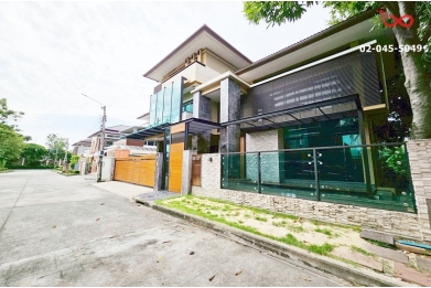 91670, ขายบ้านเดี่ยว เกษตร-นวมินทร์ แกรนด์บางกอกบูเลอวาร์ด 3 ชั้น หลังริม ดีไซน์หรู พร้อมอยู่ 