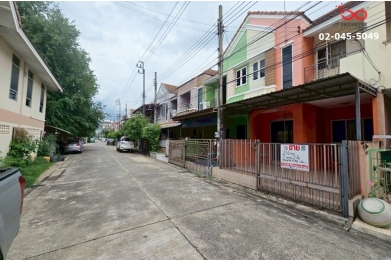 91515, ขายทาวน์เฮ้าส์ 2 ชั้น ม.อรุณวรรณ 2 สุขาภิบาล 5 ใกล้ตลาดวงศกร  พร้อมอยู่ ต่อเติมครบ 