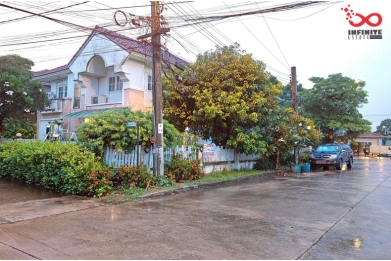 91768, ขายบ้านเดี่ยว 2ชั้น บ้านบุรีรมย์ รามอินทรา-ซาฟารี หลังมุม เลียบคลองสอง 