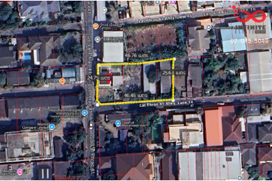 91596, ขายที่ดิน ใจกลางเมือง 284 ตรว. แปลงมุม ซอยลาดพร้าว 41(ภาวนา)