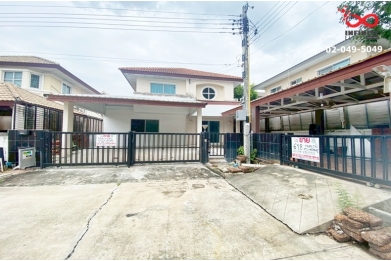 91592, ให้เช่าบ้านเดี่ยว ชวนชื่น อ่อนนุช-วงแหวน 61 ตรว.หลังริม พร้อมอยู่ 