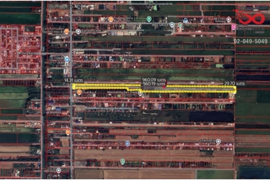 91920, ขายที่ดิน 13 ไร่ 2 งาน ติดถนนคลองเก้า หนองจอก 