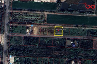 92062, ขายที่ดิน 201ตร.วา ถนนประชาสำราญ คลองสิบสอง หนองจอก 