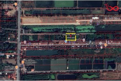 92063, ขายที่ดิน 388ตร.วา ถนนประชาสำราญ คลองสิบสอง หนองจอก 