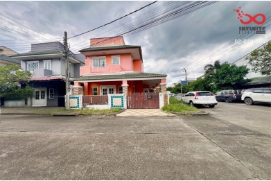 92123, ขายทาวน์เฮาส์ 2 ชั้น หมู่บ้านพล วัชรพล บางเขน 30ตร.วา หลังมุม