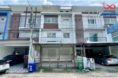 92306, ขายทาวน์โฮม 3ชั้น เนอวานา พาร์ค สุขุมวิท77 ใกล้สนามบิน 21ตร.ว.3ห้องนอน 