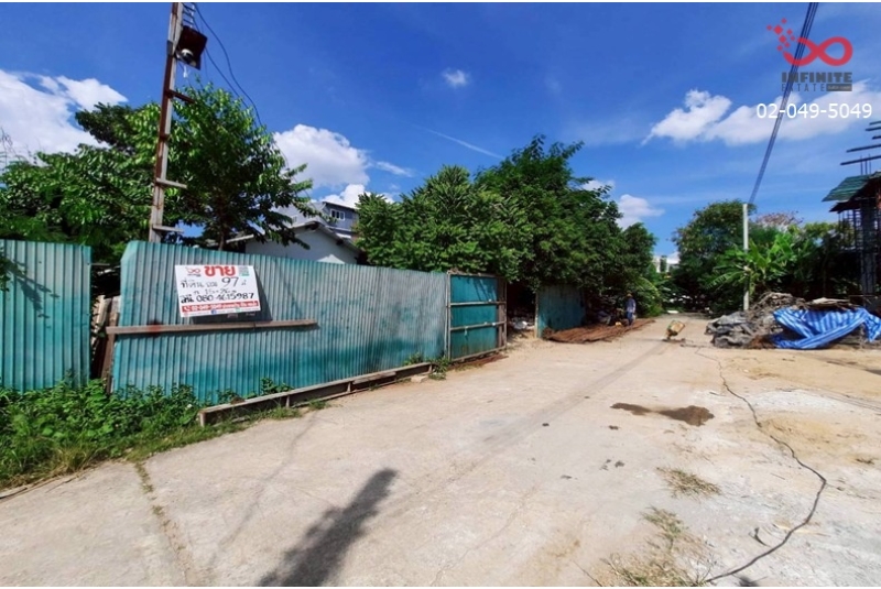 ขายที่ดิน 97ตร.ว. อ่อนนุช 66 แยก3 สุขุมวิท 77 ใกล้ MRT ศรีนุช