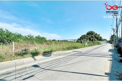 91986, ขายที่ดิน 9ไร่ 377ตรว.โซนสีม่วง ถนนเทพารักษ์ ใกล้นิคมอุตสาหกรรม บางพลี สมุทรปราการ