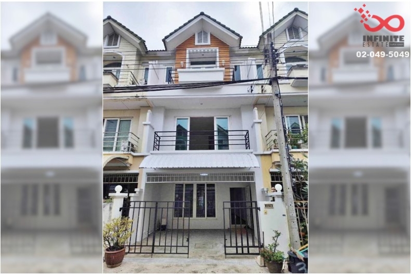 ขายทาวน์โฮม 3ชั้น 20ตรว.ม.สิทธารมย์ รามอินทรา 45 รีโนเวทใหม่ ใกล้รถไฟฟ้า/ทางด่วน